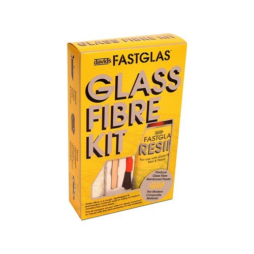 U-POL GL/SM/D Fastglas Resin & Glass Fibre Kit Small